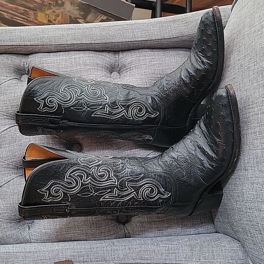Lucchese 1883 Handmade Ostrich Boots